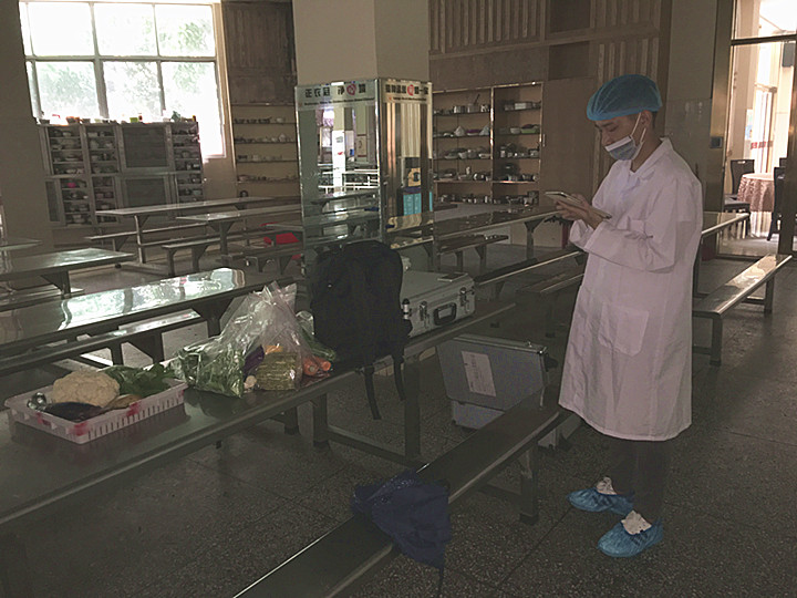 学校在龙华区食物清静专项检测中项项达标
