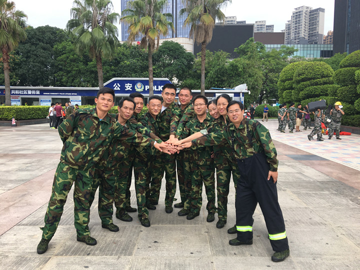 加入消防大交锋，，，，，，意识手艺双提升