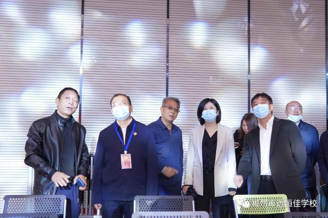 郴州市政协党组书记、主席江波率队来郴州威廉希尔官网学校？？？？2021年1号重点提案督办视察运动